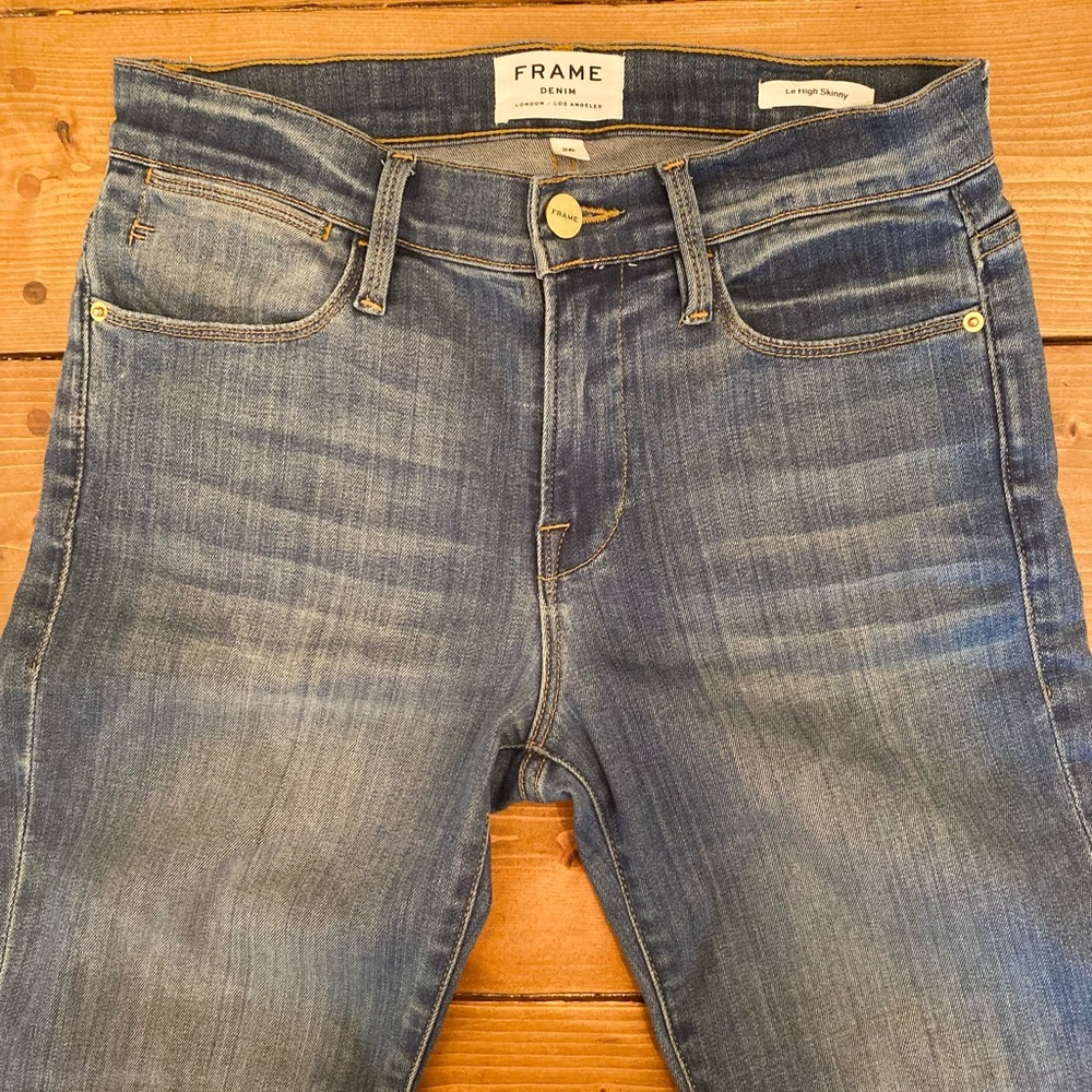FRAME Le High Skinny Jeans Size 26